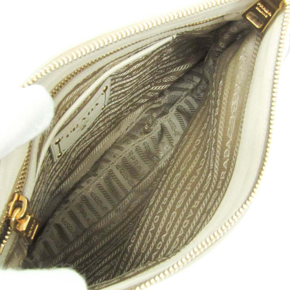 PRADA Cream Leather Shoulder Bag - Picture 3 of 14
